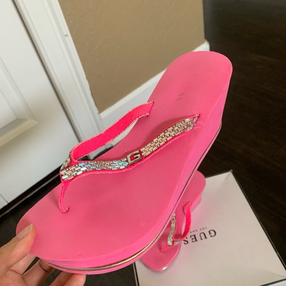 Guess Pink Wedges - Picture 2 of 5